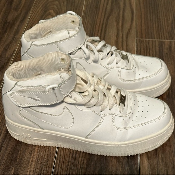Nike Other - Nike Air Force One White High-Top Sneakers
